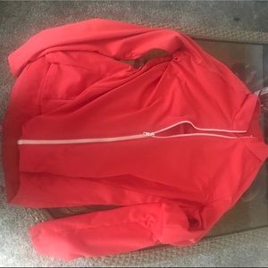 Zip up sweater. Workout sweater